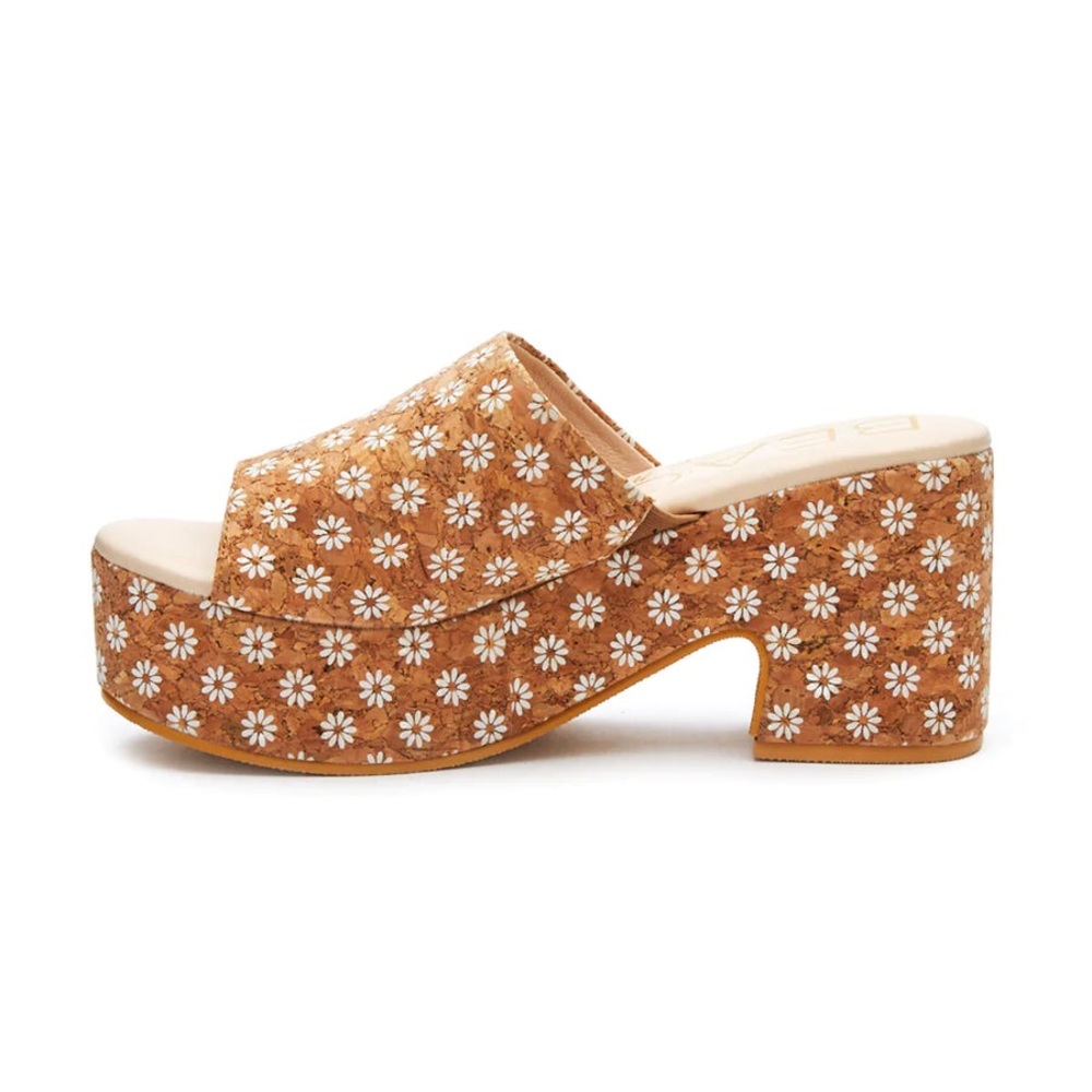 NIB Matisse Cork Platform Heel